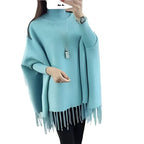 Winter Fleece Poncho for Women