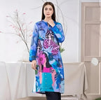 Swiss Lawn: 1 Pc Women's Unstitched Swiss Lawn Printed Shirt