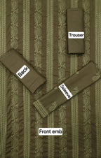 Dhanak: Elegant Beige Embroidered Suit - 2 Pcs