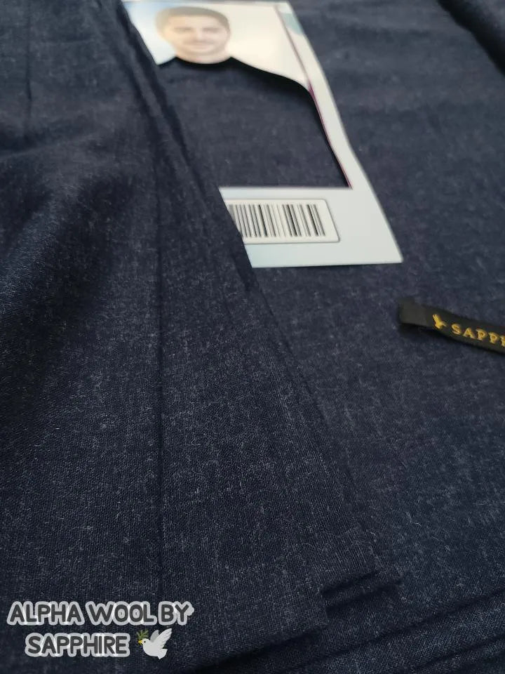 Wool Premium: Men’s Unstitched Wool Plain Suit
