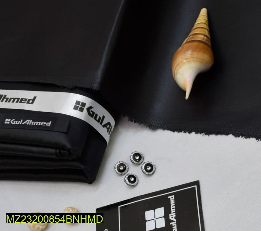 Men's Unstitched Satin Silk Plain Suit | Gul Ahmed