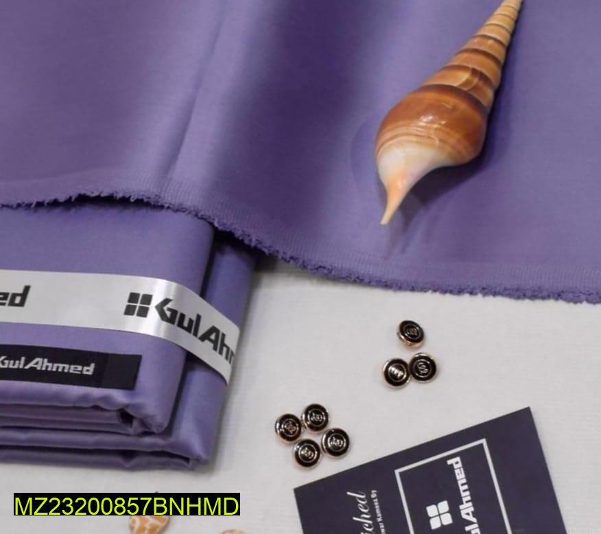 Men's Unstitched Satin Silk Plain Suit | Gul Ahmed