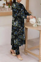 Khaddar: 2 Pcs Women's Unstitched Printed Suit