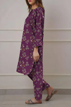 Khaddar: 2 Pcs Women's Unstitched Printed Suit