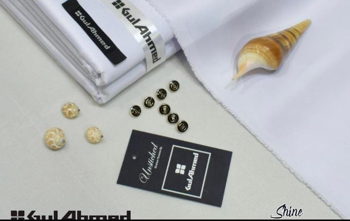 Men's Unstitched Silk Plain Suit | Gul Ahmed